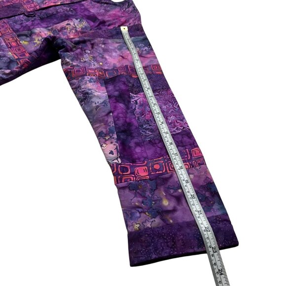 Molly Hutchins Maine Handmade Quilted Patchwork Jacket Purple M L Boho Artsy - Picture 10 of 10